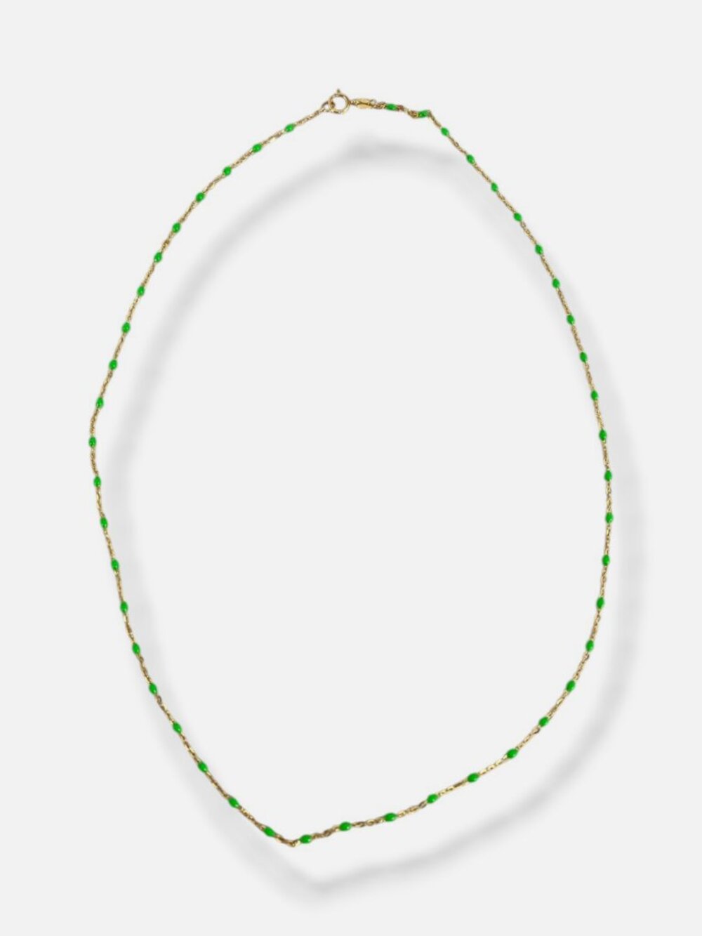Saks Fifth Avenue Women's 14K Yellow Gold Enamel Beaded Cable Chain Necklace